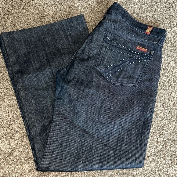 7 For All Mankind Dojo Dark Wash Jeans